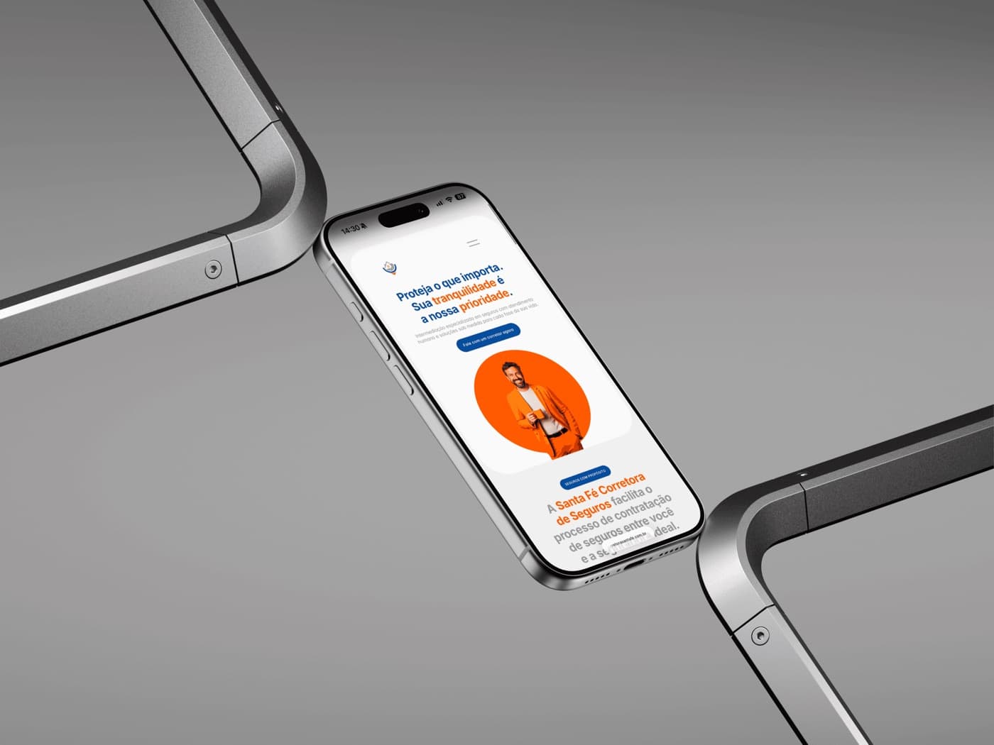 Projeto da PIXIFY para Santa Fé Corretora